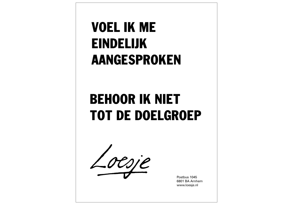 Doelgroep