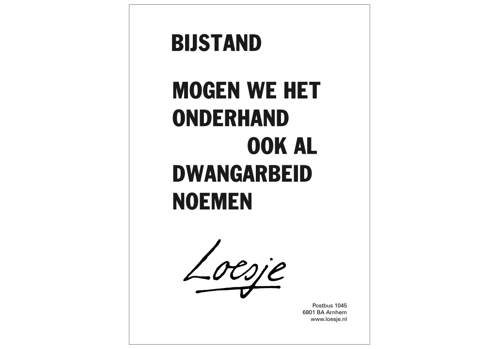 Bijstand