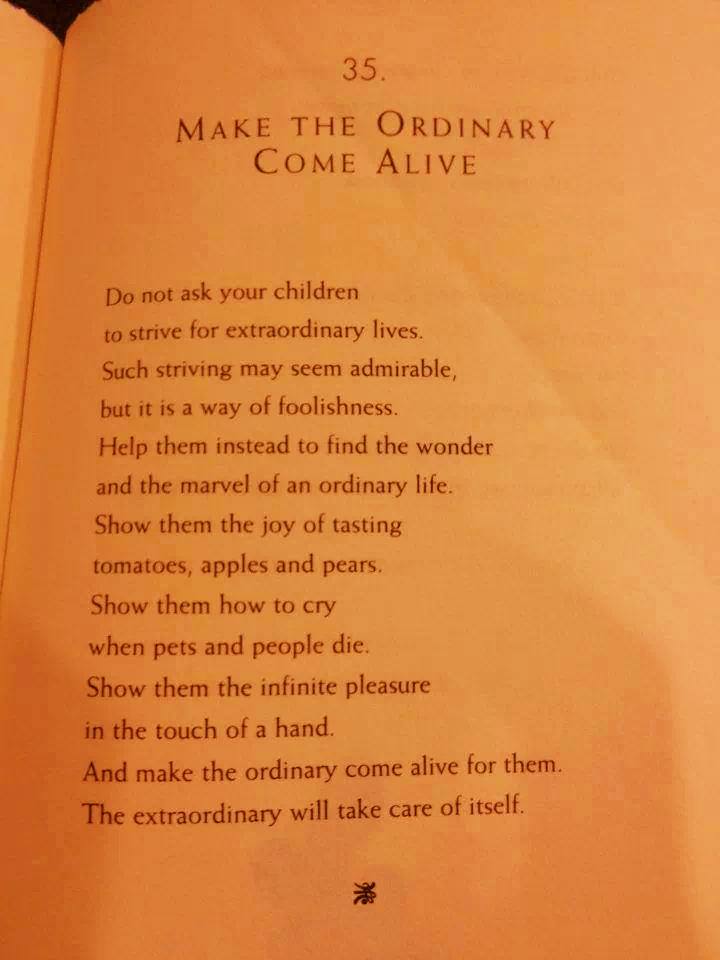 Make the ordinary come alive